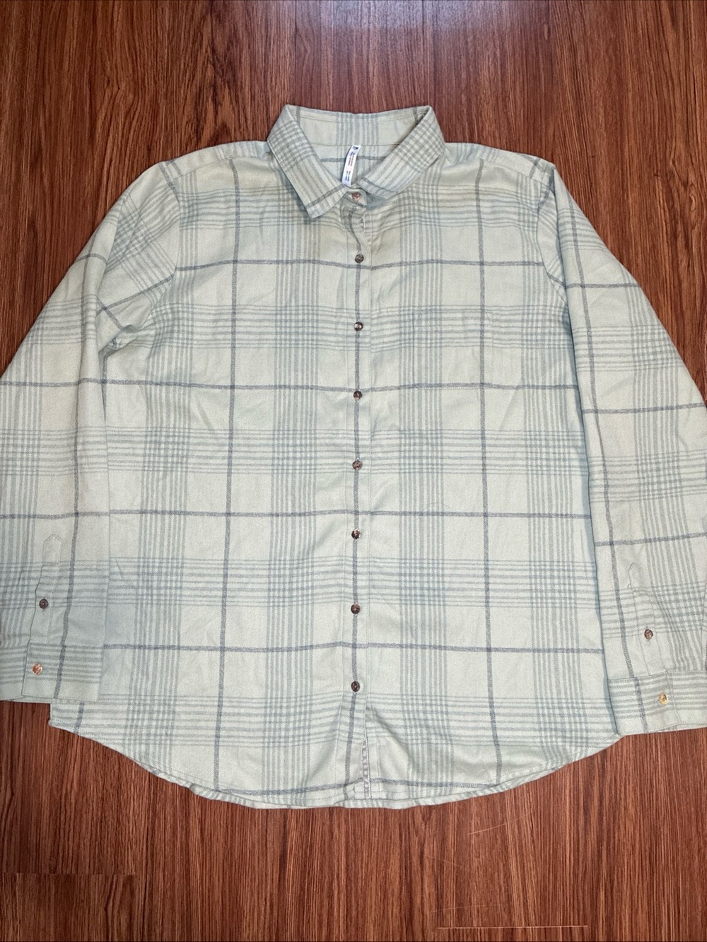 Kuhl Shirt Women X-Large Plaid Flannel Cotton Button Up Long Sleeve